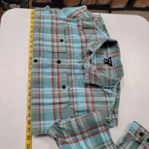 Cotopaxi Mens Mero Organic Flannel Button Up Shirt Size M Blue Southwestern - Picture 4 of 9